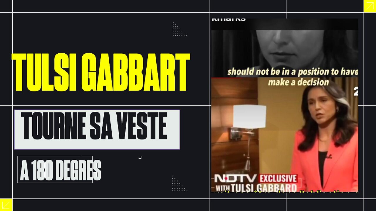 Tour de tweet Tulsi Gabbard, le dernier espoir honnĂȘte s'est eteint. Macron, roi de la paix,