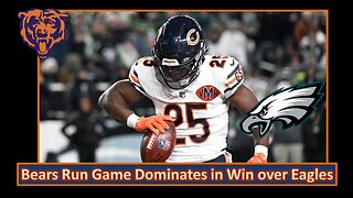 Bears Running Game Dominates in Win l Bears Week 13 Post Game vs Eagles l Da Bears With Dark