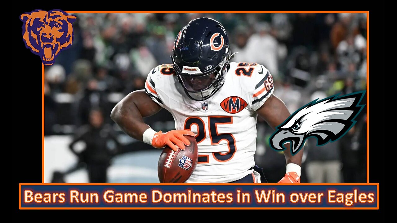 Bears Running Game Dominates in Win l Bears Week 13 Post Game vs Eagles l Da Bears With Dark