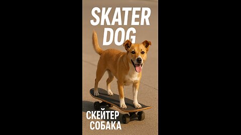 This dog knows how to skateboard! 😱🐶🛹 Can you believe it?