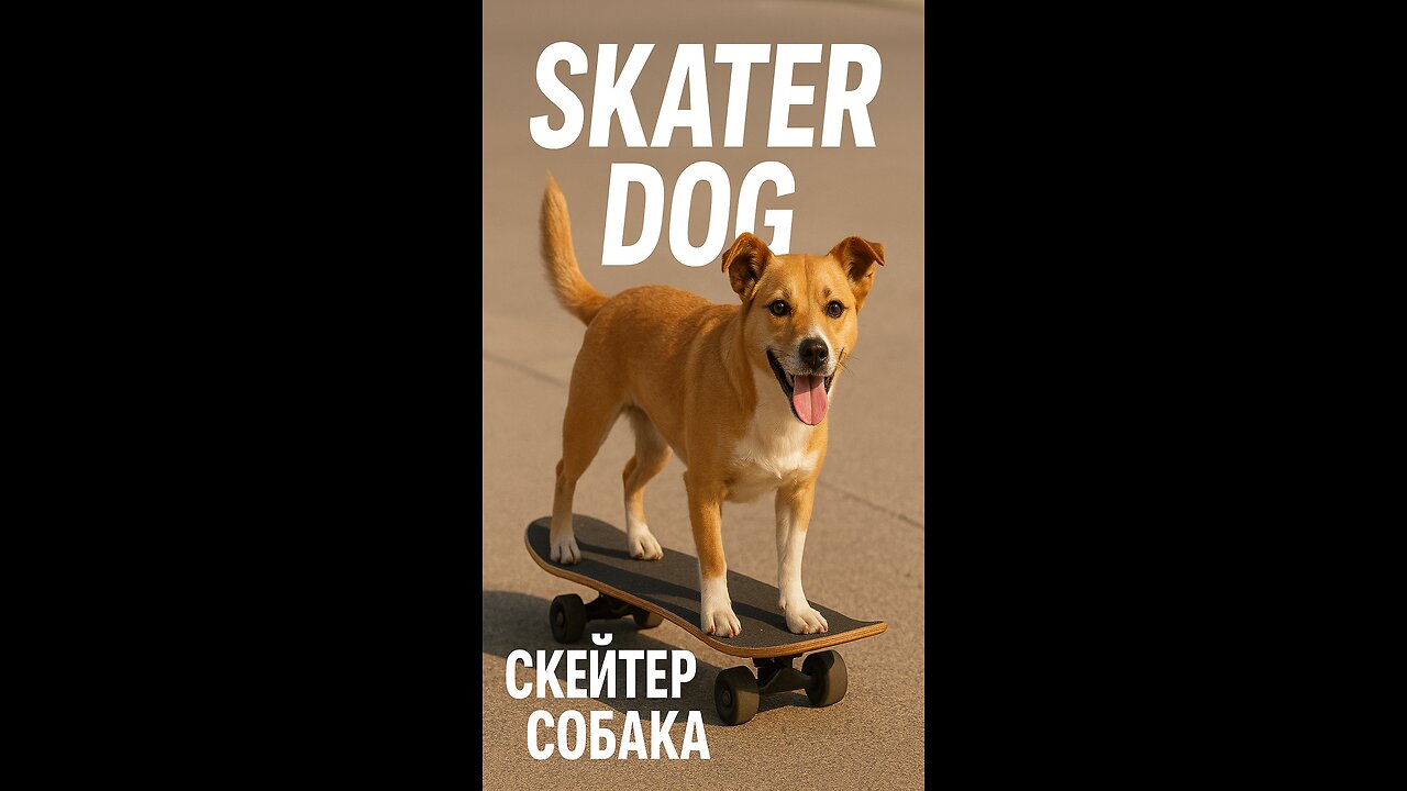 This dog knows how to skateboard! 😱🐶🛹 Can you believe it?
