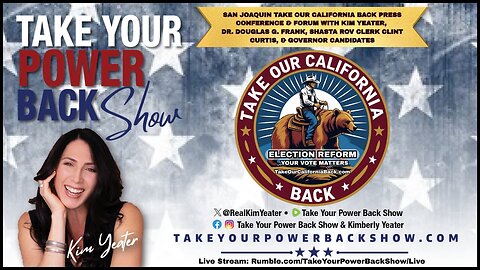 🚨BIG NEWS🚨 URGENT PRESS CONFERENCE & GOVERNOR FORUM -DEBATE 2/16 – San Joaquin County CA!