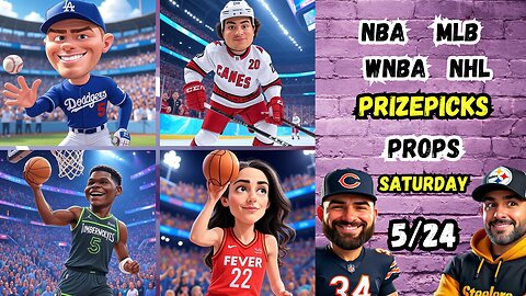 🔥 9 HOT MLB PROPS | 🏀 NBA PROPS | ⚾️MLB PICKS TODAY | Saturday 5/24/25
