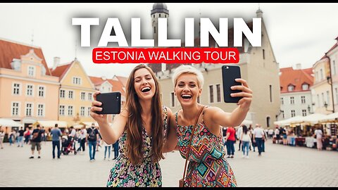 TALLINN city center on a CLOUDY day in summer 2025 | Tallinn, Estonia walking tour 4K 60 FPS
