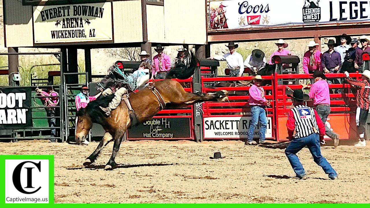 Bareback Bronc Riding - Legends of the West Rodeo | Saturday 2026