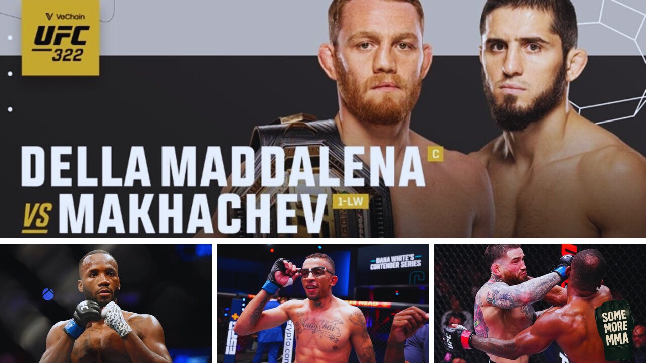Official Bout Order Announced for UFC 322 | Della Maddalena vs Makhachev Headlines Stacked Card