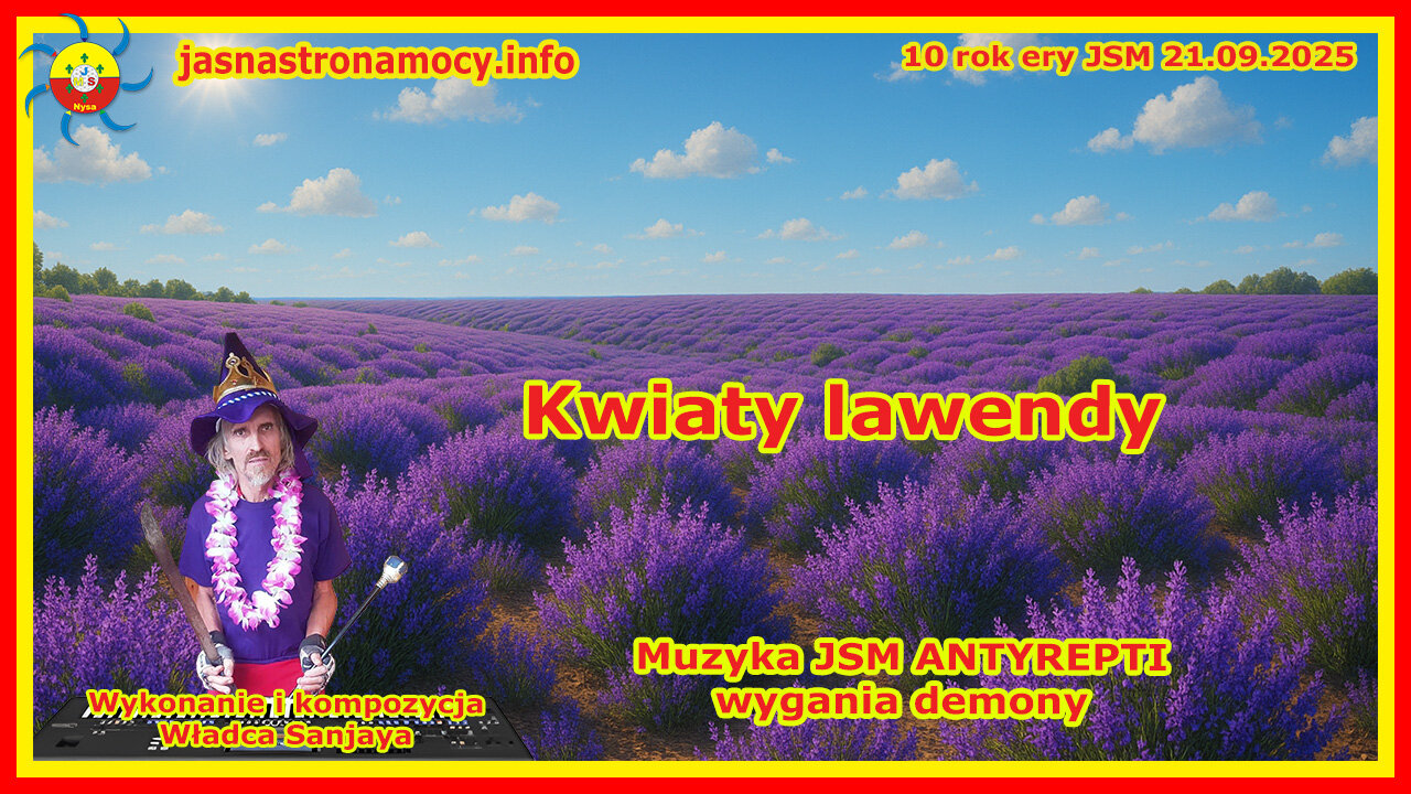 Kwiaty lawendy - Wykonanie i kompozycja Władca Sanjaya - Muzyka JSM - ANTYREPTI