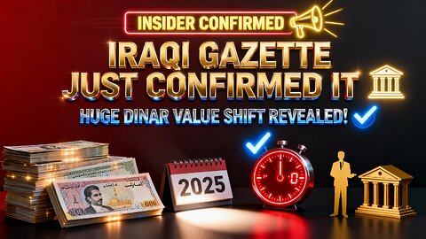 Iraqi Gazette Just Confirmed It — Huge Dinar Value Shift Revealed! 🏦🔥 💥 Iraqi Dinar News 2025