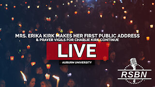 LIVE: Mrs. Erika Kirk Makes Her First Public Address | Prayer Vigils for Charlie Continue - 9/12/25