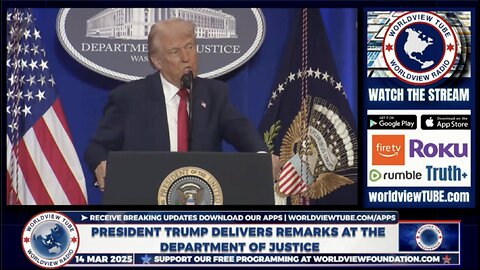 President Trump Delivers Remarks at the Department of Justice