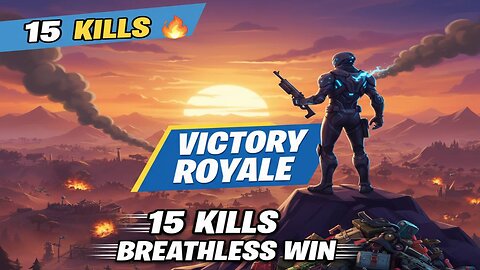 15 Kills Fortnite Victory 😮‍🔥 | 13 Breathless Clutch Eliminations! #needforspeed #viral #viralvideo