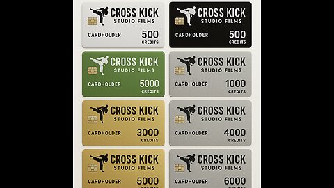 Cross kick Studio Films Credits Cards