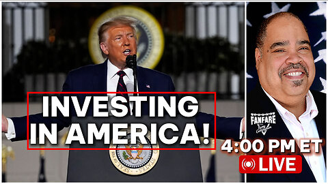 WATCH LIVE: PRESIDENT TRUMP SPEECH ON INVESTING IN AMERICA!