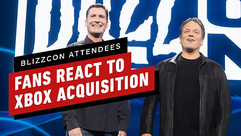 Blizzard Fans React to the Big Microsoft Acquisition _ BlizzCon 2023