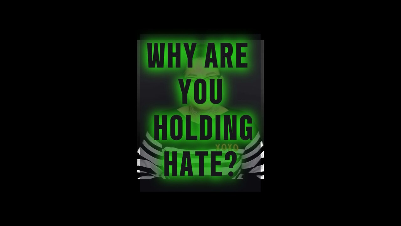 Why Are You Holding Hate? 🥺