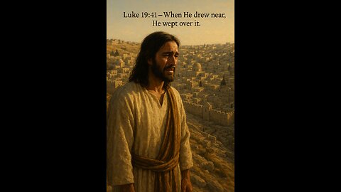 Why Did Jesus Cry Over a City? 😢 #JesusWept #Jerusalem