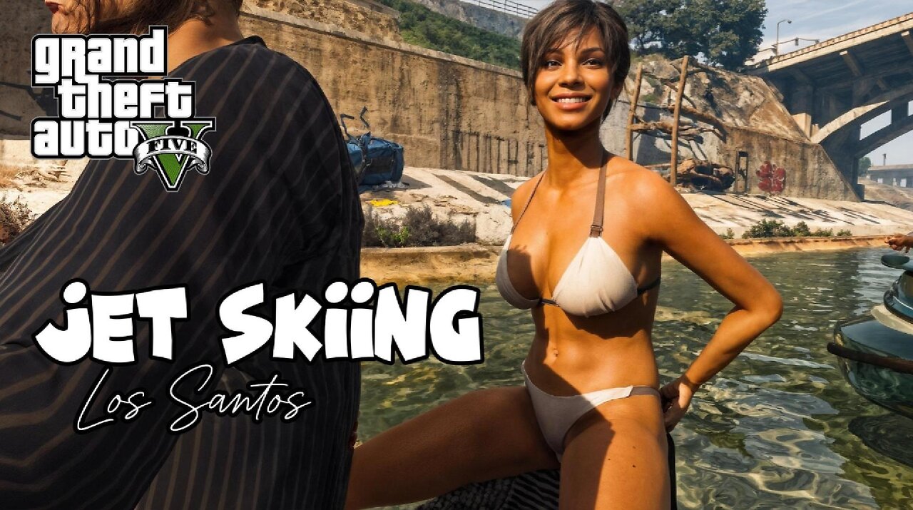 Jet Skiing In Los Santos - GTA