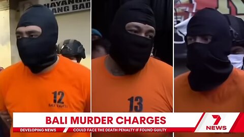 Bali three charged with murder face death penalty