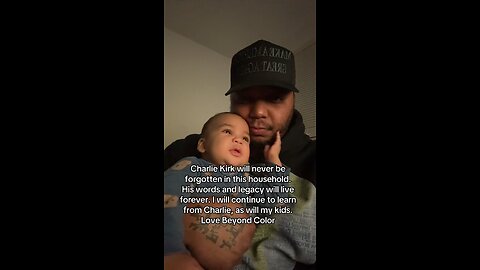 Charlie Kirk will never be forgotten in this household. His words and legacy will live forever.