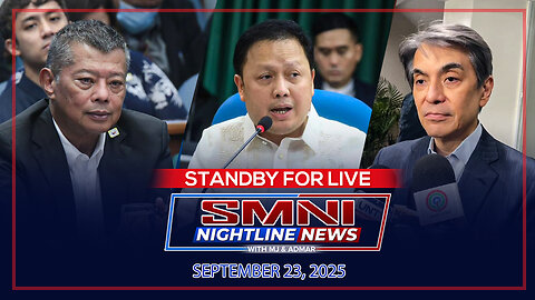 LIVE: SMNI Nightline News with Mj Mondejar & Pol Montibon | September 23, 2025, – Martes