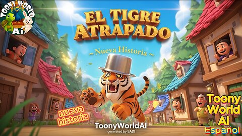 🐯 El Tigre Atrapado | Cuento Moral para Niños | Historia del Tigre | Fábula Divertida | ToonyWorldAi