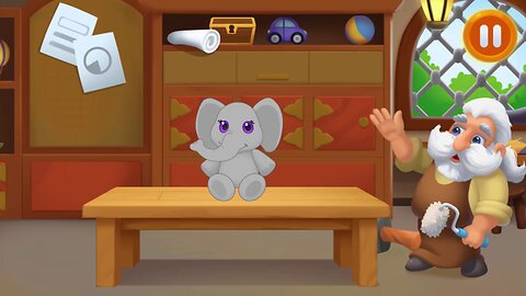 Sewing a Colorful Elephant Toy in Toy Maker Game for Kids
