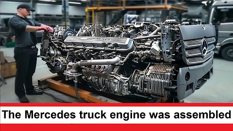 We assembled the Mercedes truck engine with our own hands