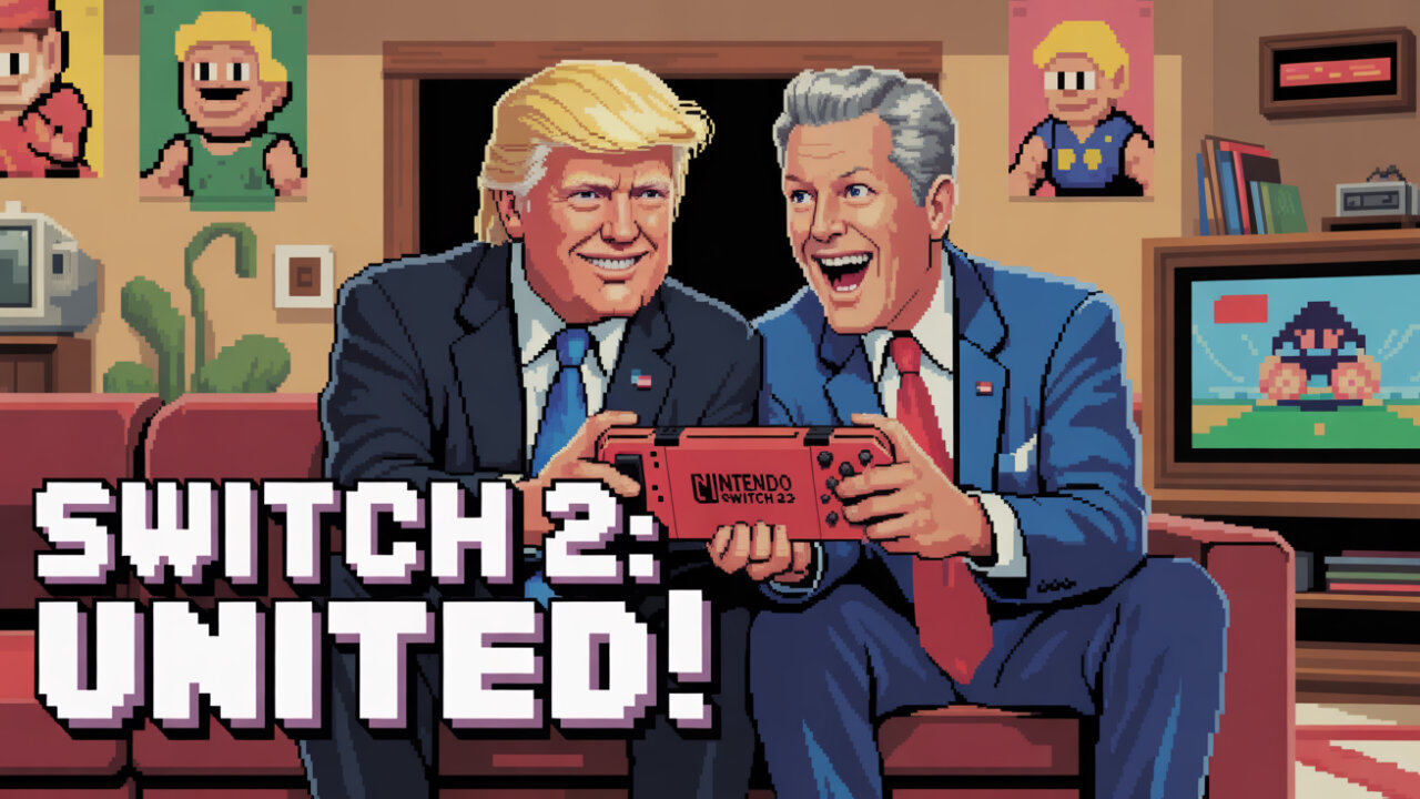 Trump and Al Gore Give an Epic Thumbs Up to Switch 2!