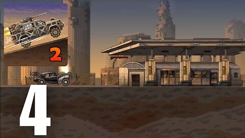 Earn To Die 2 Part 4 : Car 2 Day 45 to 59 Reached Two CheckPoint (Android/iOS Gameplay Walkthrough)
