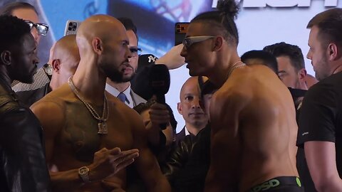 Andrew Tate vs Chase DeMoor FINAL WEIGH-IN & FACE-OFF! 😤🔥