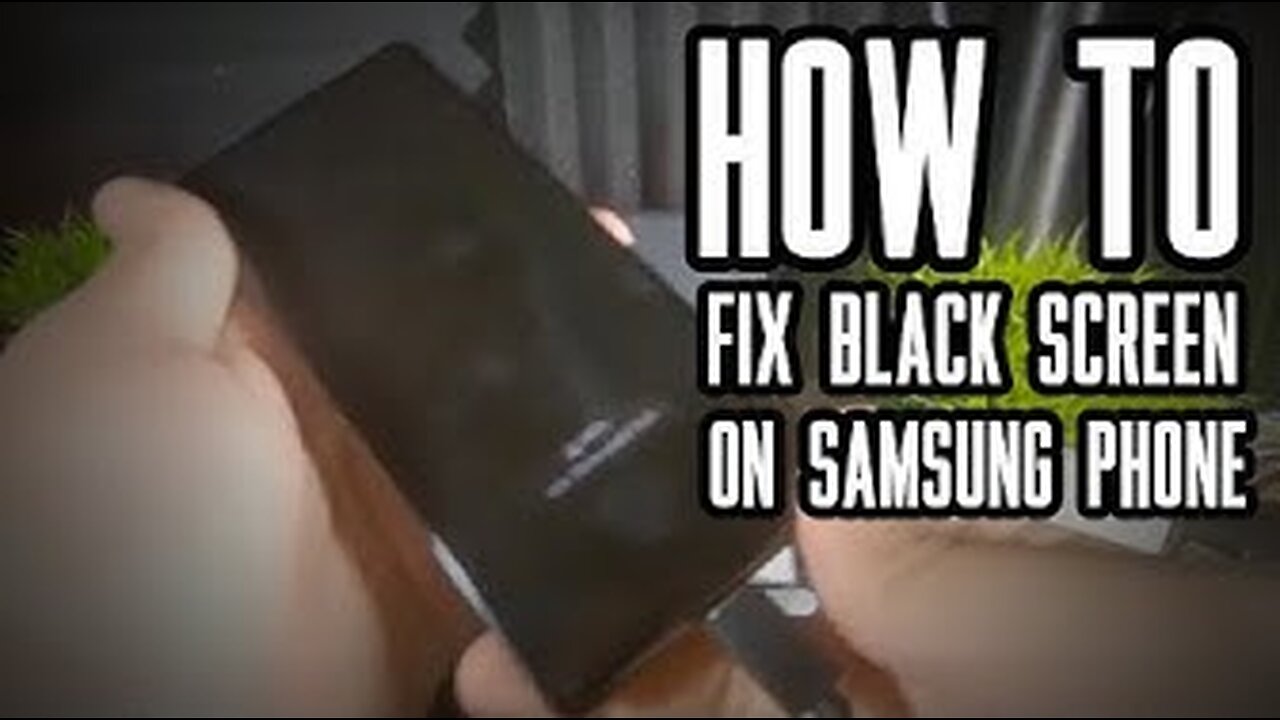 (2021) How to fix Samsung Galaxy Phone Black Screen