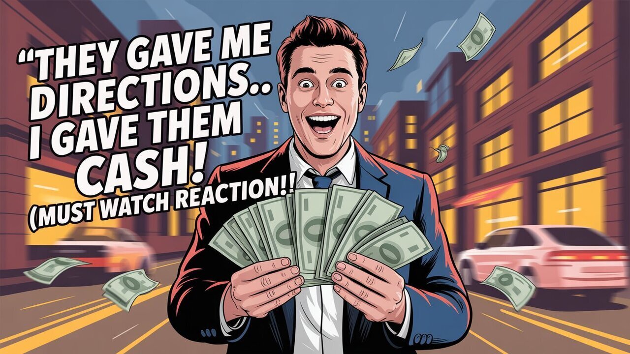 💸 “I Asked for Directions… Then Paid Them in CASH!” (You Won’t Believe Their Reactions!)