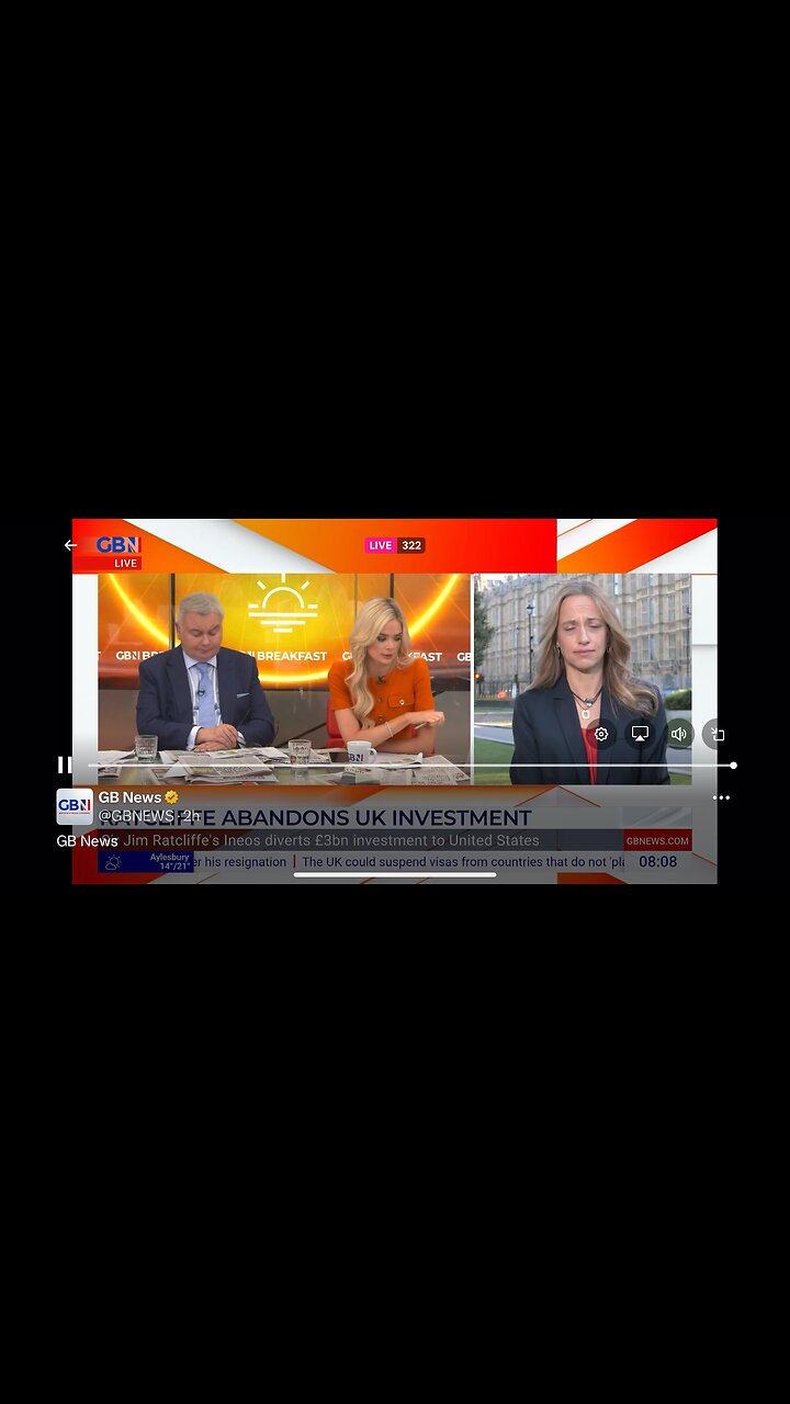 GB news 09/09/2025 tube strikes