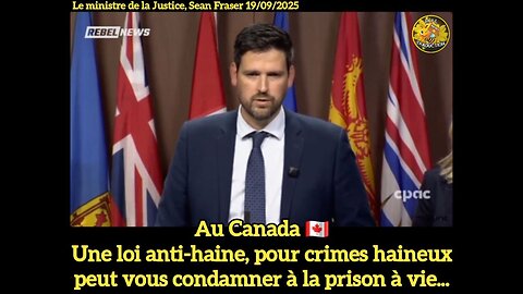 Une loi anti-haine, pour crimes haineux peut vous condamner à la prison à vie...