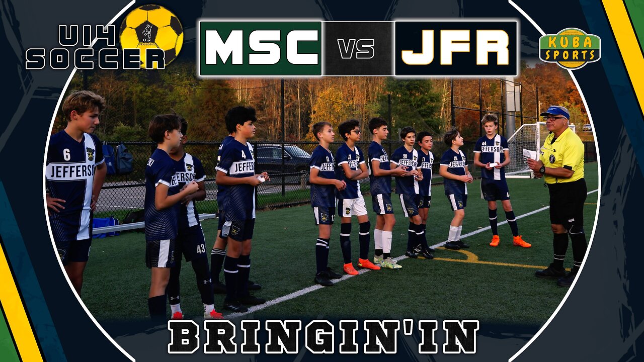 U14 Pre-Game 5 | BRINGIN’ IN | MSC vs JFR | Warmups, Ref Check-Ins | Away Match