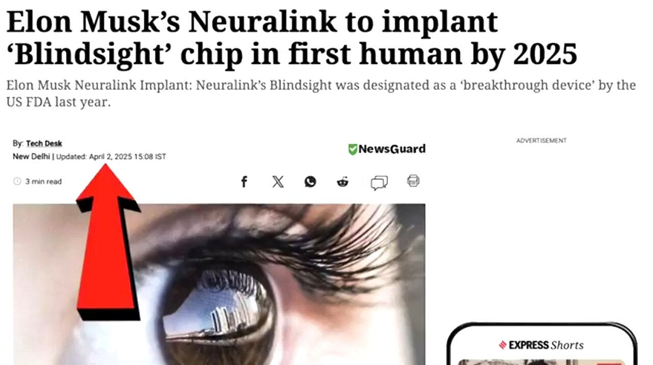 MUSK ANNOUNCES HE WILL CURE THE BLIND IN 2025! ⚔️