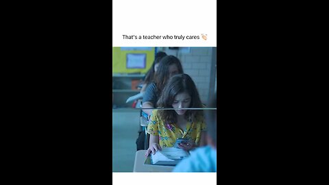 That's teacher who truly cares 👏🏻