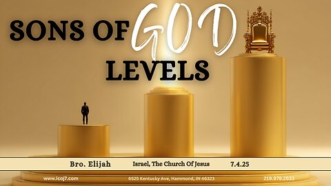SONS OF GOD LEVELS