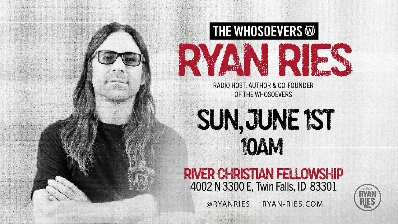 Guest Speaker Ryan Ries of The Whosoevers Movement