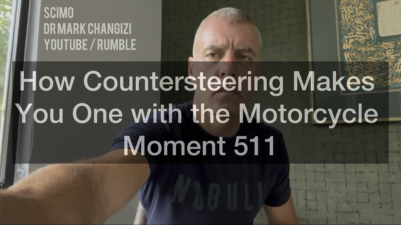 How Countersteering Makes You One with the Motorcycle. Moment 511