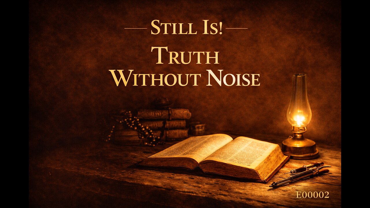 Still Is! – Truth Without Noise · E00002