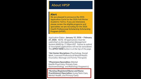 100% Tuition Paid Nursing Scholarship + Monthly Stipend (Not Veteran/Not in Military No Problem)