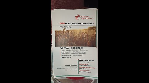 2025 Word Missions Conference - We pray, God sends