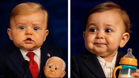 Baby Trump vs Baby Harris: FUNNIEST Debate Moments