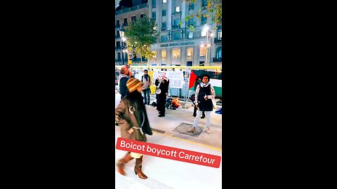 boycott live from La Rambla #Barcelona Spain for solidarity with Faleestina #viral #spain #trend