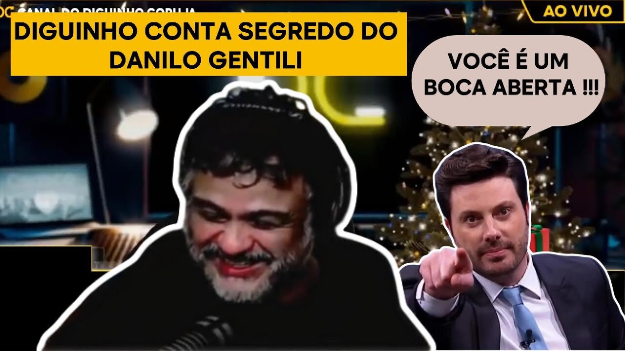 DIGUINHO CONTOU SOBRE SEGREDO BEM PECULIAR DE DANILO GENTILI