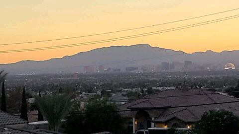 Did you SEE tonight's Las Vegas sunset? Check THIS out! 10.20.2025 #follow #lasvegas #travel #gaming