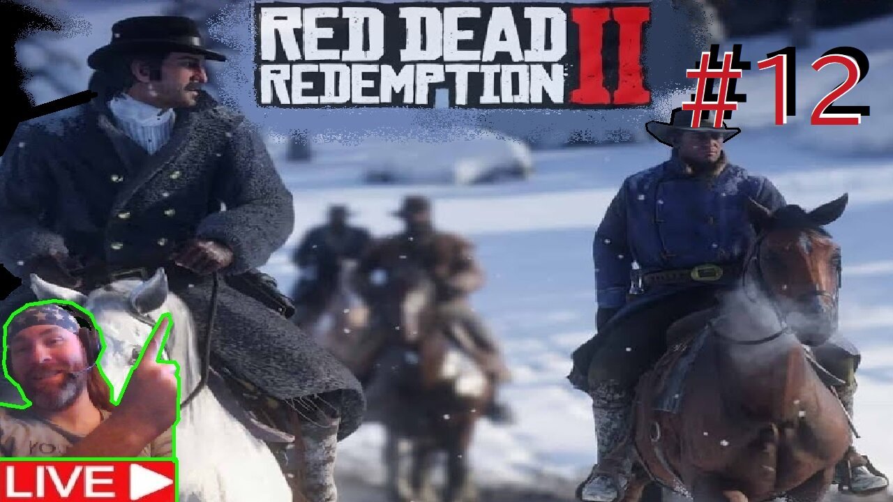 Red Dead Redemption II part #12 story-mode playthrough (livestream)