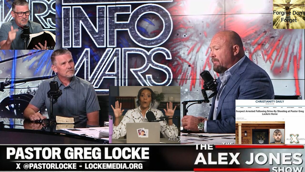 7/4/25 FULL INTERVIEW: Megachurch Pastor Greg Locke Joins Alex Jones to Debate/Discuss the Israeli/Iran War and Why the Jews Continue to Play a Central Role in the Past 4,000 Years of History