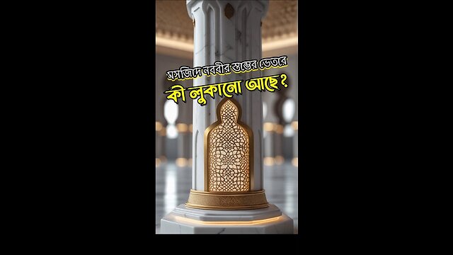মসজিদে নববীর স্তম্ভের ভেতরে কী লুকানো আছে? #shorts #islamic